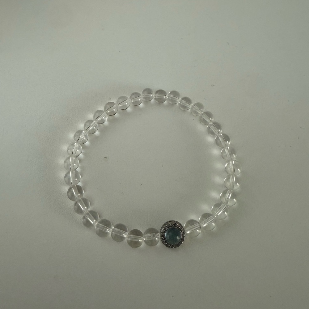 Clear Quartz Crystal Bracelet